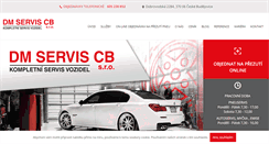 Desktop Screenshot of dmserviscb.cz